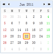 Calendar 日历