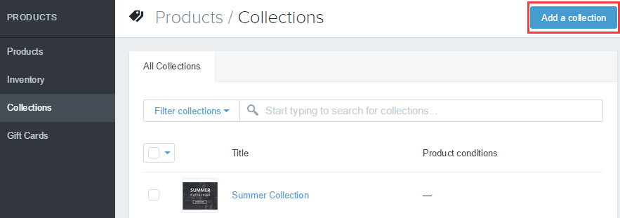 Collections/产品集